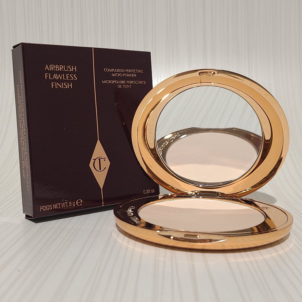 Charlotte Tilbury 1 Fair Airbrush Flawless Finish Pressed Foundation Powder